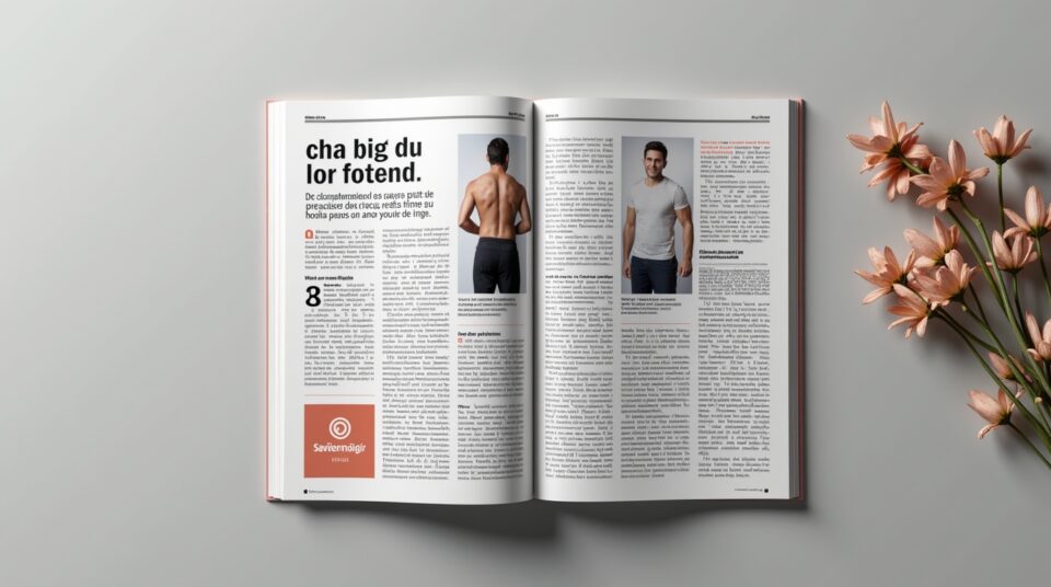 Avant-après perte de poids, logo SavoirMaigrir.fr, titre article sur fond cycle yoyo poids