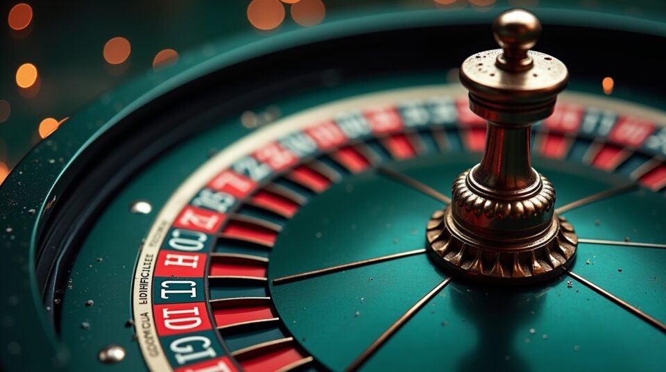 Roulette de casino symbolisant l'outil de choix aléatoire Google Spinner