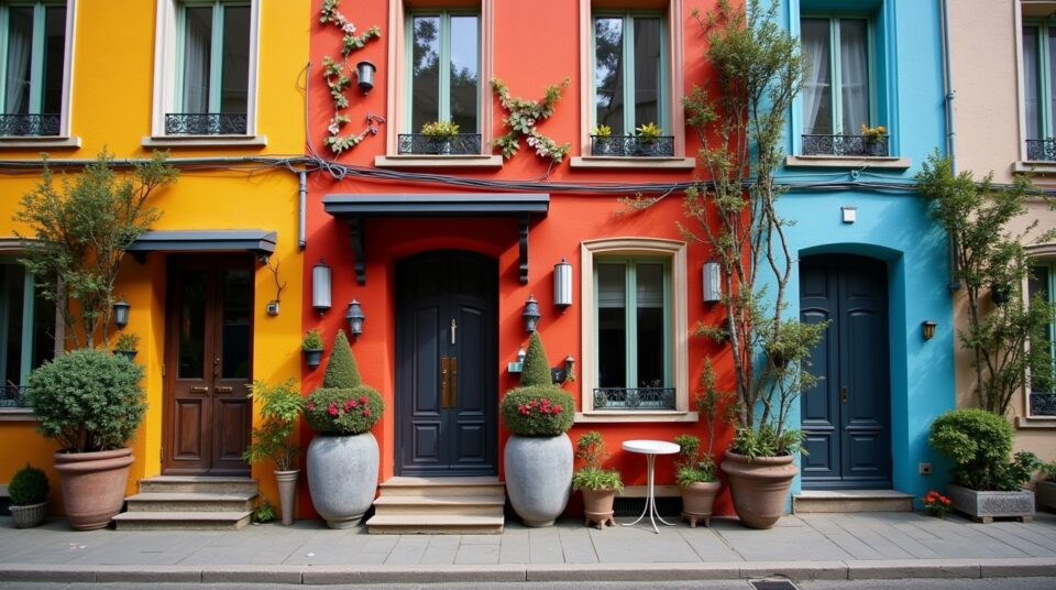 Façade artistique colorée de la Maison Robert Tatin, logo de blog